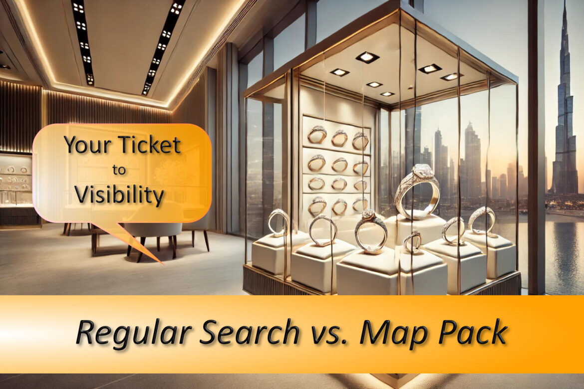 Regular Search vs. Map Pack